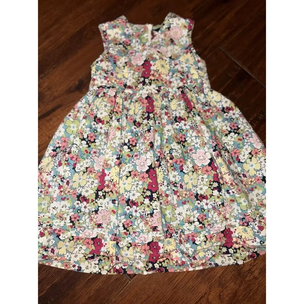 Baby Gap Floral Print Sleeveless Dress Sundress Toddler Girl